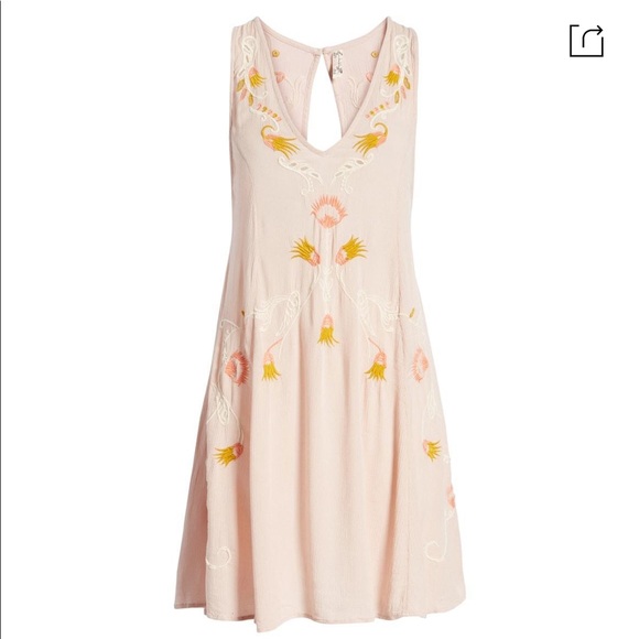 Free People Adelaide Festival Slip Dress in Rose/Blush Combo - Picture 9 of 16